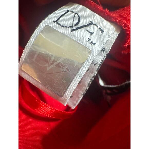 Diane Von Furstenberg red shift dress size 12 EUC - Picture 5 of 8